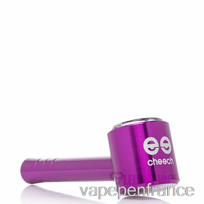 Cheech Métal Enveloppé Sherlock Main Pipe Violet Vape Stylo